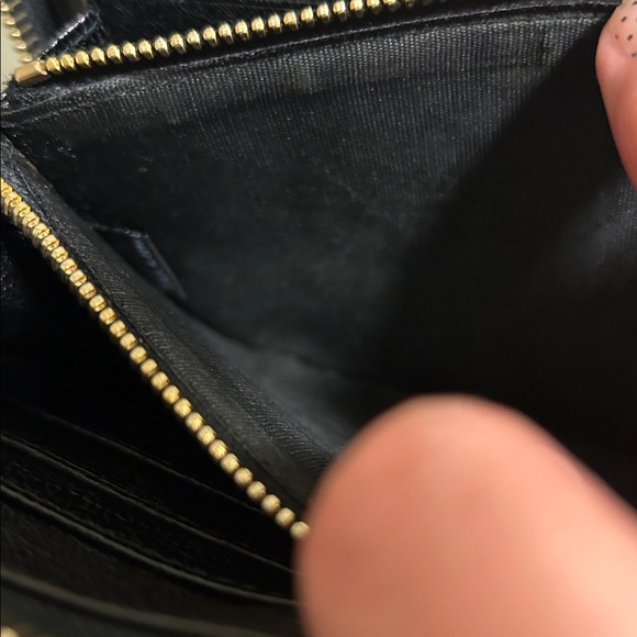 MIU MIU black leather wallet with studs - Picture 8 of 8